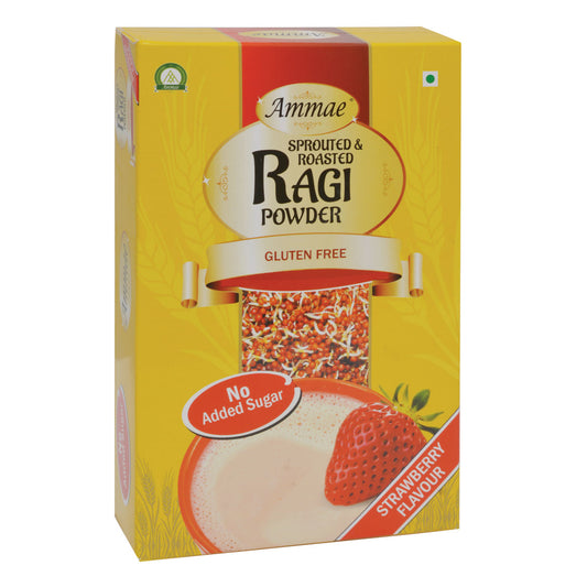 Sprouted Ragi, Strawberry, 125g
